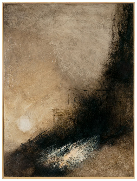 Marcel Mathys - Qu’est devenu Mycènes - Huile 90 x 130 cm