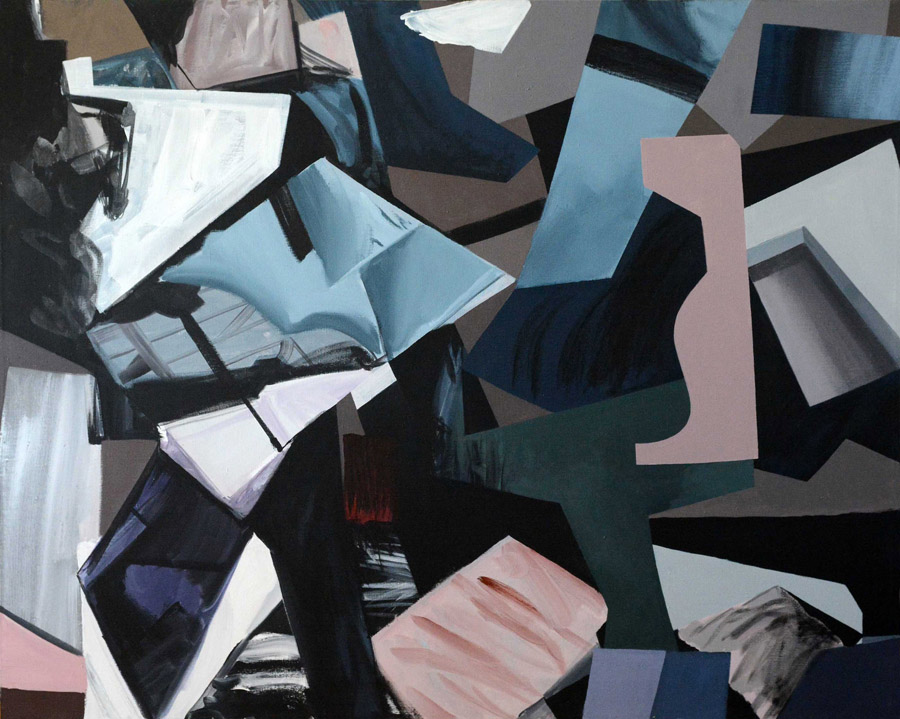 Đenana Voljevica Čičić, Tsunami, acrylique sur toile